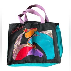 Vintage Laurel Burch, horse tote bag